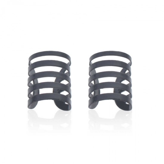 Σκουλαρίκια Ear Cuffs - Μαύρο