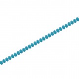 Χάντρες Γυάλινες 12mm (Κλωστή 72 χάντρες) - Turquoise