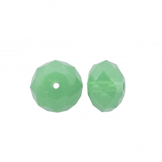 Χάντρες Γυάλινες 8mm (Κλωστή 72 χάντρες) - Light Peridot Alabaster
