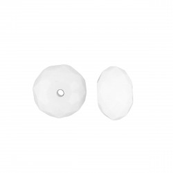 Χάντρες Γυάλινες 6mm (Κλωστή 100 χάντρες) - White Opal
