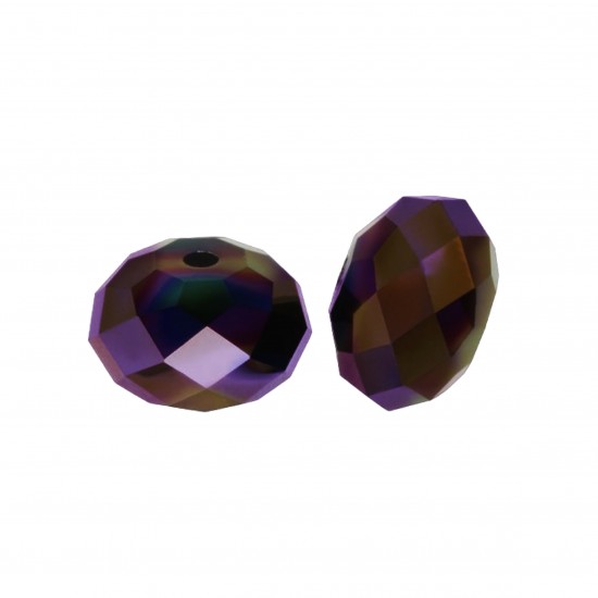 Χάντρες Γυάλινες 12mm (Κλωστή 72 χάντρες) - Purple Velvet Χάντρες Γυάλινες 12mm (Κλωστή 72 χάντρες) - Purple Velvet