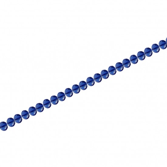Χάντρες Γυάλινες 12mm (Κλωστή 72 χάντρες) - Sapphire