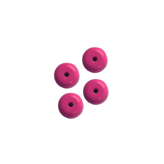 Χάντρες Ακρυλικές 10x7mm (50 τεμ) - Φούξια