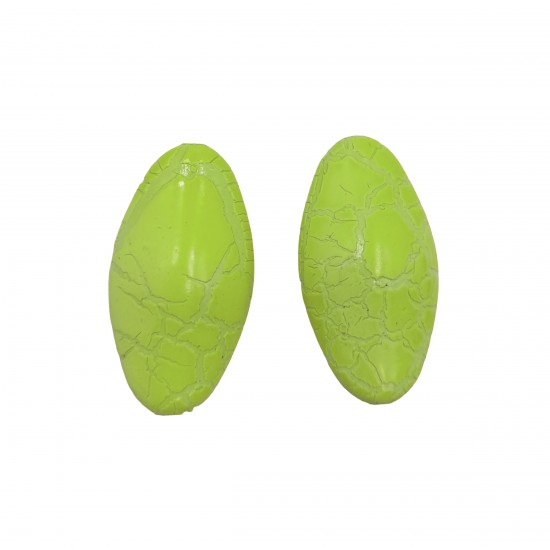 Χάντρες Ακρυλικές 40x21mm (10 τεμ) - Πράσινο Χάντρες Ακρυλικές 40x21mm (10 τεμ) - Πράσινο