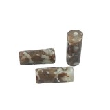 Χάντρες Ακρυλικές 24x10mm (15 τεμ) - Καφέ