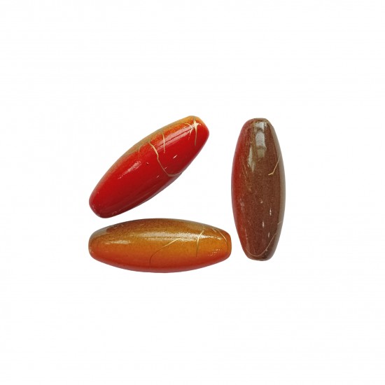 Χάντρες Ακρυλικές 31x12mm (15 τεμ) - Πολύχρωμο