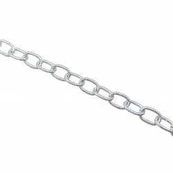 Αλυσίδες Αλουμίνιο 21x15mm (2 μέτρα) - Ασημί