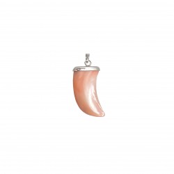 Μοτίφ Φίλντισι 30x13mm (6 τεμ) - Ροζ
