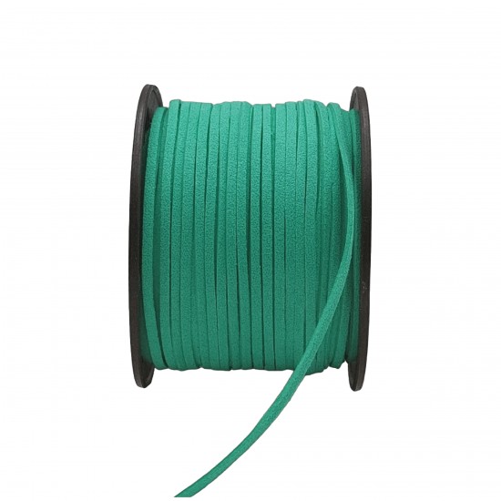 Κορδόνια Σουέντ 3x1,5mm (10 μέτρα) - Πετρόλ