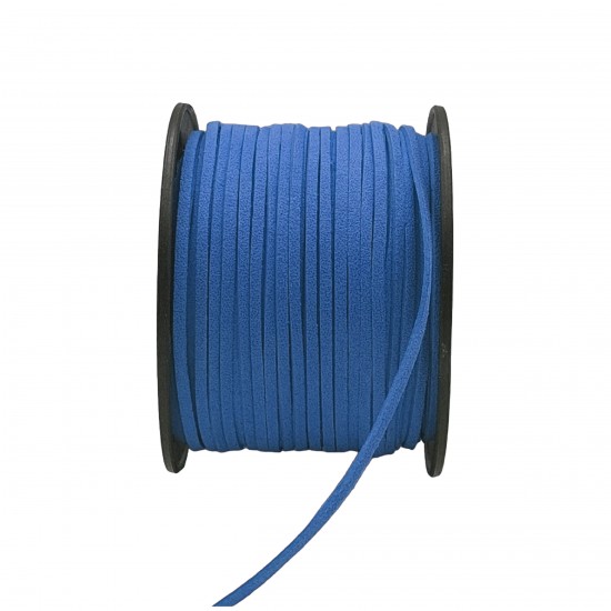 Κορδόνια Σουέντ 3x1,5mm (10 μέτρα) - Γαλάζιο