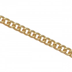 Αλυσίδες Αλουμίνιο 21x17mm (2 μέτρα) - Χρυσό
