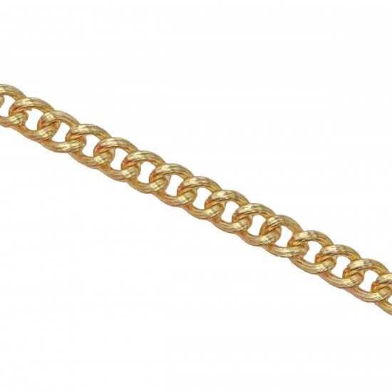 Αλυσίδες Αλουμίνιο 21x17mm (2 μέτρα) - Χρυσό