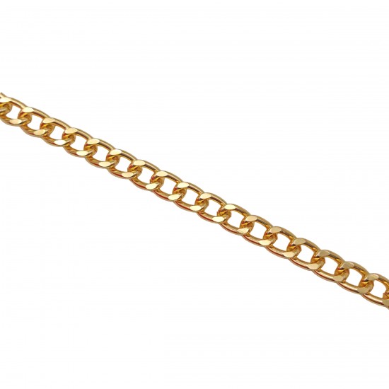 Αλυσίδες Αλουμίνιο 17x13mm (2 μέτρα) - Χρυσό