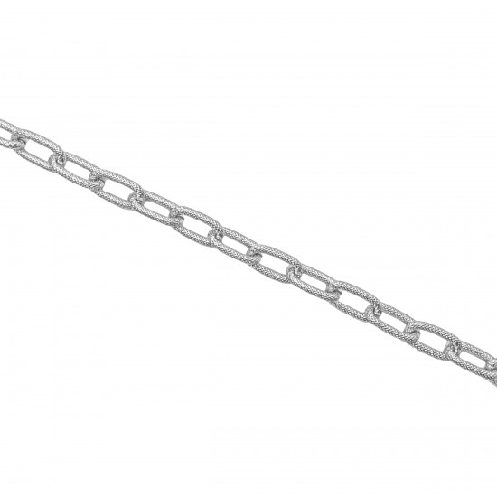 Αλυσίδες Αλουμίνιο 21x11mm (2 μέτρα) - Ασημί