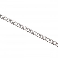 Αλυσίδες Αλουμίνιο 17x11mm (2 μέτρα) - Ασημί