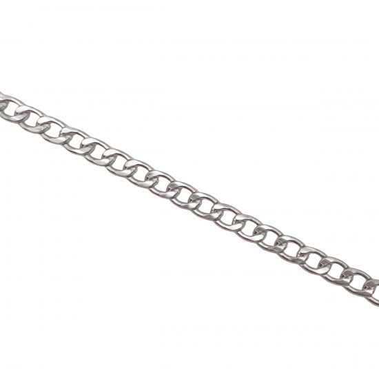 Αλυσίδες Αλουμίνιο 17x11mm (2 μέτρα) - Ασημί