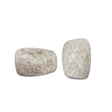 Χάντρες Ακρυλικές 38x27mm (12 τεμ) - Καφέ Σκούρο