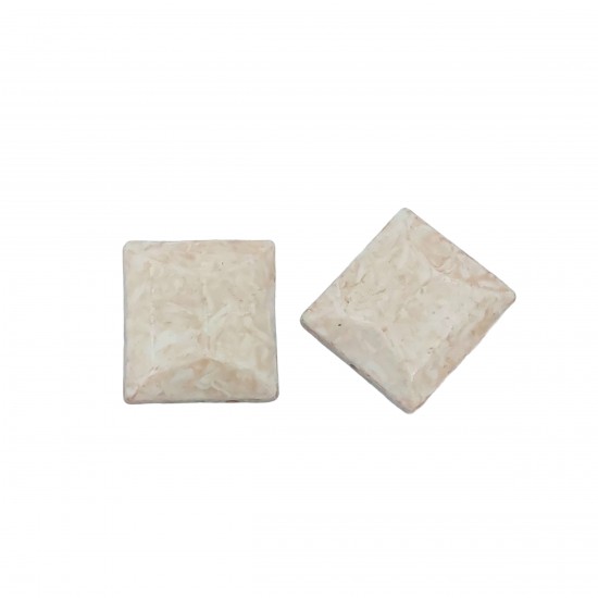 Χάντρες Ακρυλικές 26x24mm (12 τεμ) - Μπεζ