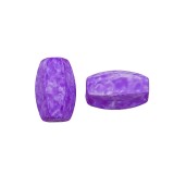 Χάντρες Ακρυλικές 27x16mm (12 τεμ) - Μωβ
