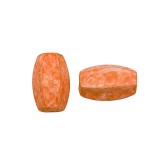 Χάντρες Ακρυλικές 27x16mm (12 τεμ) - Πορτοκαλί