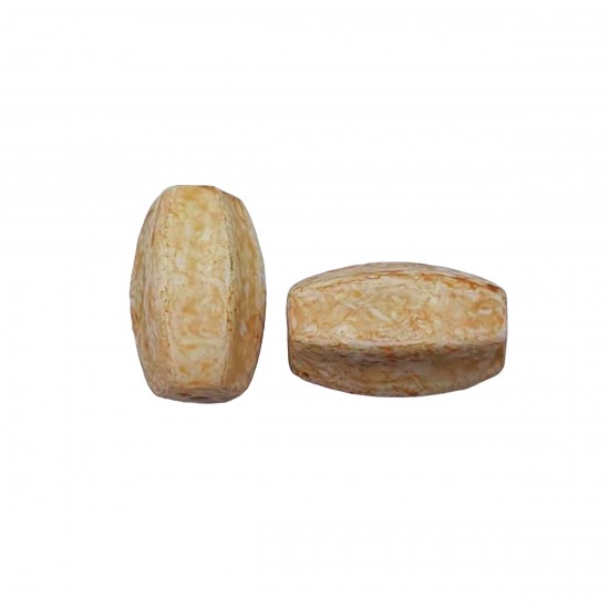 Χάντρες Ακρυλικές 27x16mm (12 τεμ) - Καφέ