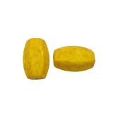 Χάντρες Ακρυλικές 27x16mm (12 τεμ) - Κίτρινο