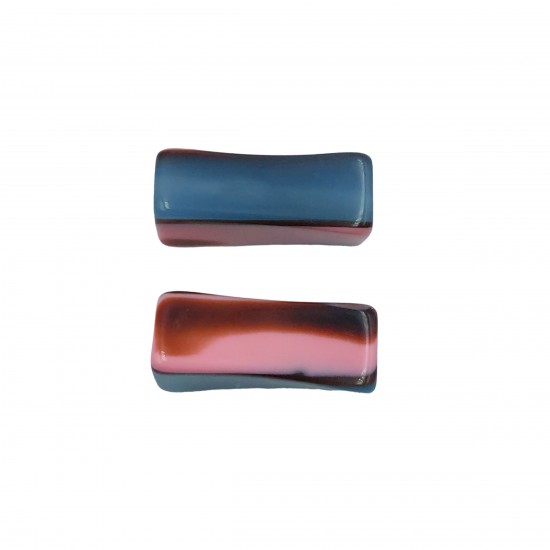 Χάντρες Ακρυλικές 30x10mm (8 τεμ) - Μπλε