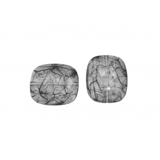 Χάντρες Ακρυλικές 23x20mm (20 τεμ) - Μαύρο