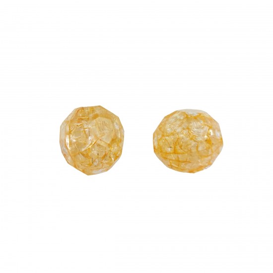 Χάντρες Ακρυλικές 20mm (15 τεμ) - Πορτοκαλί