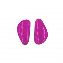 Χάντρες Ακρυλικές 44x23mm (10 τεμ) - Φούξια