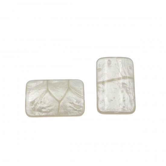 Χάντρες Ακρυλικές 36x23mm (10 τεμ) - Μπεζ