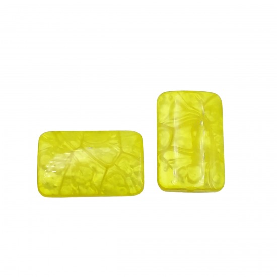 Χάντρες Ακρυλικές 36x23mm (10 τεμ) - Κίτρινο Χάντρες Ακρυλικές 36x23mm (10 τεμ) - Κίτρινο