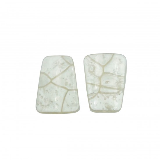 Χάντρες Ακρυλικές 41x26-29mm (10 τεμ) - Μπεζ