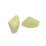 Χάντρες Ακρυλικές 37x23mm (12 τεμ) - Μπεζ