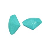 Χάντρες Ακρυλικές 37x23mm (12 τεμ) - Τυρκουάζ Χάντρες Ακρυλικές 37x23mm (12 τεμ) - Τυρκουάζ