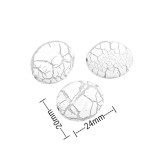 Χάντρες Ακρυλικές 24x20mm (20 τεμ) - Τυρκουάζ
