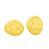 Χάντρες Ακρυλικές 30x25mm (12 τεμ) - Κίτρινο