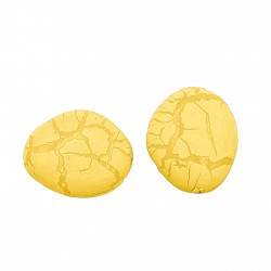 Χάντρες Ακρυλικές 30x25mm (12 τεμ) - Κίτρινο