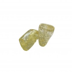 Χάντρες Ακρυλικές 28x17mm (15 τεμ) - Κίτρινο