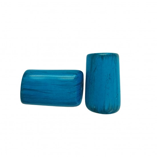 Χάντρες Ακρυλικές 33x20mm (10 τεμ) - Τυρκουάζ