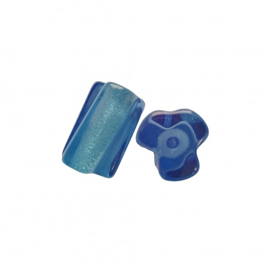 Χάντρες Ακρυλικές 30x19mm (10 τεμ) - Μπλε Χάντρες Ακρυλικές 30x19mm (10 τεμ) - Μπλε