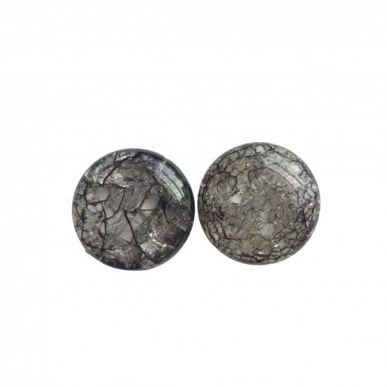 Χάντρες Ακρυλικές 30mm (12 τεμ) - Γκρι