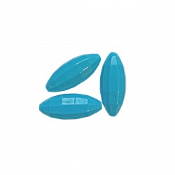 Χάντρες Ακρυλικές 29x12mm (20 τεμ) - Τυρκουάζ