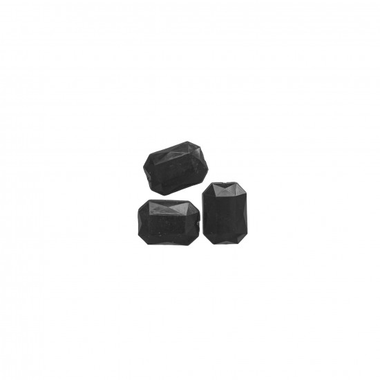 Χάντρες Ακρυλικές 18x13mm (50 τεμ) - Μαύρο