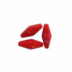 Χάντρες Ακρυλικές 24x10mm (20 τεμ) - Κοραλί