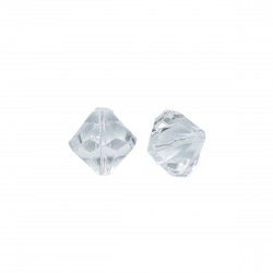 Χάντρες Ακρυλικές 18x18mm (20 τεμ) - Διάφανο