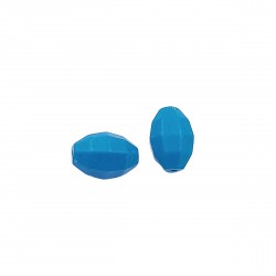 Χάντρες Ακρυλικές 18x13mm (20 τεμ) - Μπλε