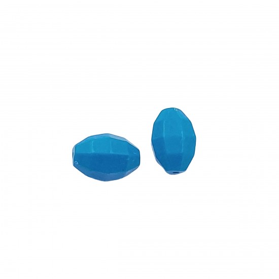 Χάντρες Ακρυλικές 18x13mm (20 τεμ) - Μπλε