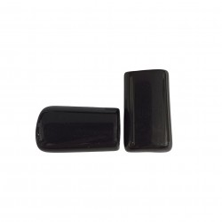 Χάντρες Ακρυλικές 33x20mm (10 τεμ) - Μαύρο