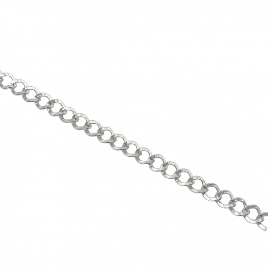 Αλυσίδες Σιδερένιες 8x7mm (3 μέτρα) - Ασημί